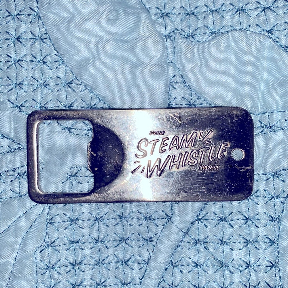 Rare 2006 steam whistle bottle opener